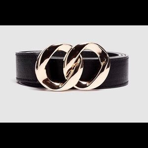 Nasty Gal Round In Circles Double Buckle Belt